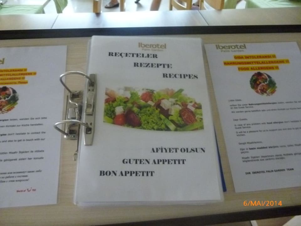 Rezeptesammlung TUI BLUE Palm Garden