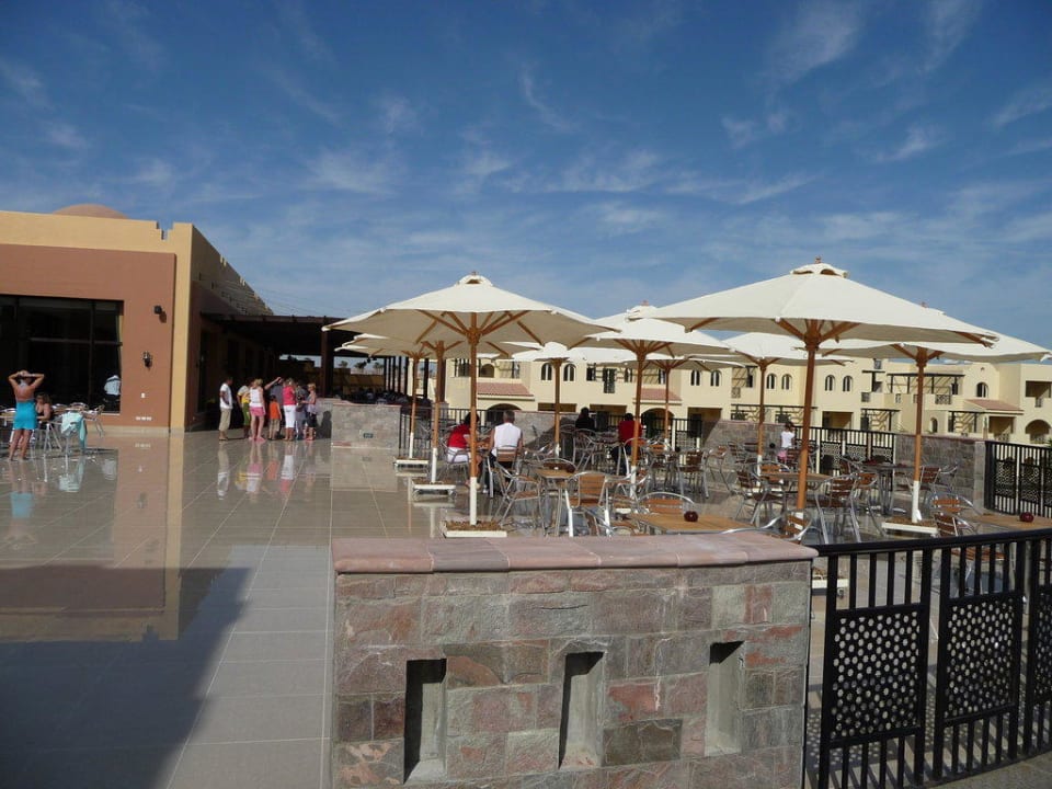 Terrasse der Lobby Stella Garden Resort & Spa, Makadi Bay