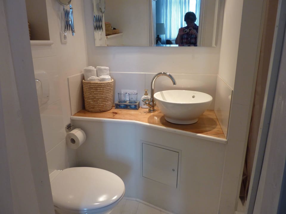 Badezimmer von Zimmer 4 Pension Alfred & Otto