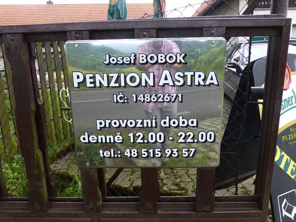 250 K 10 €) pro Nacht p.P. Penzion Astra