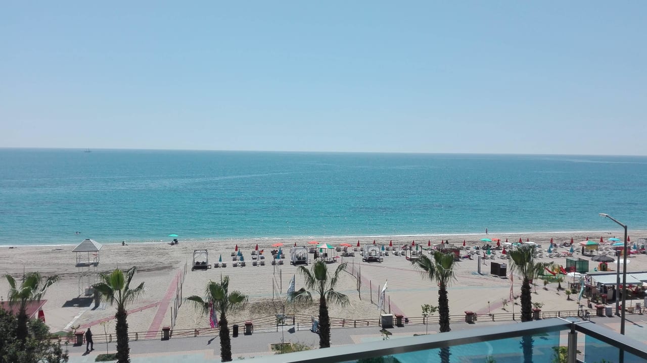 Vom Balkon Zimmer mit Meerblick Kleopatra Life Hotel