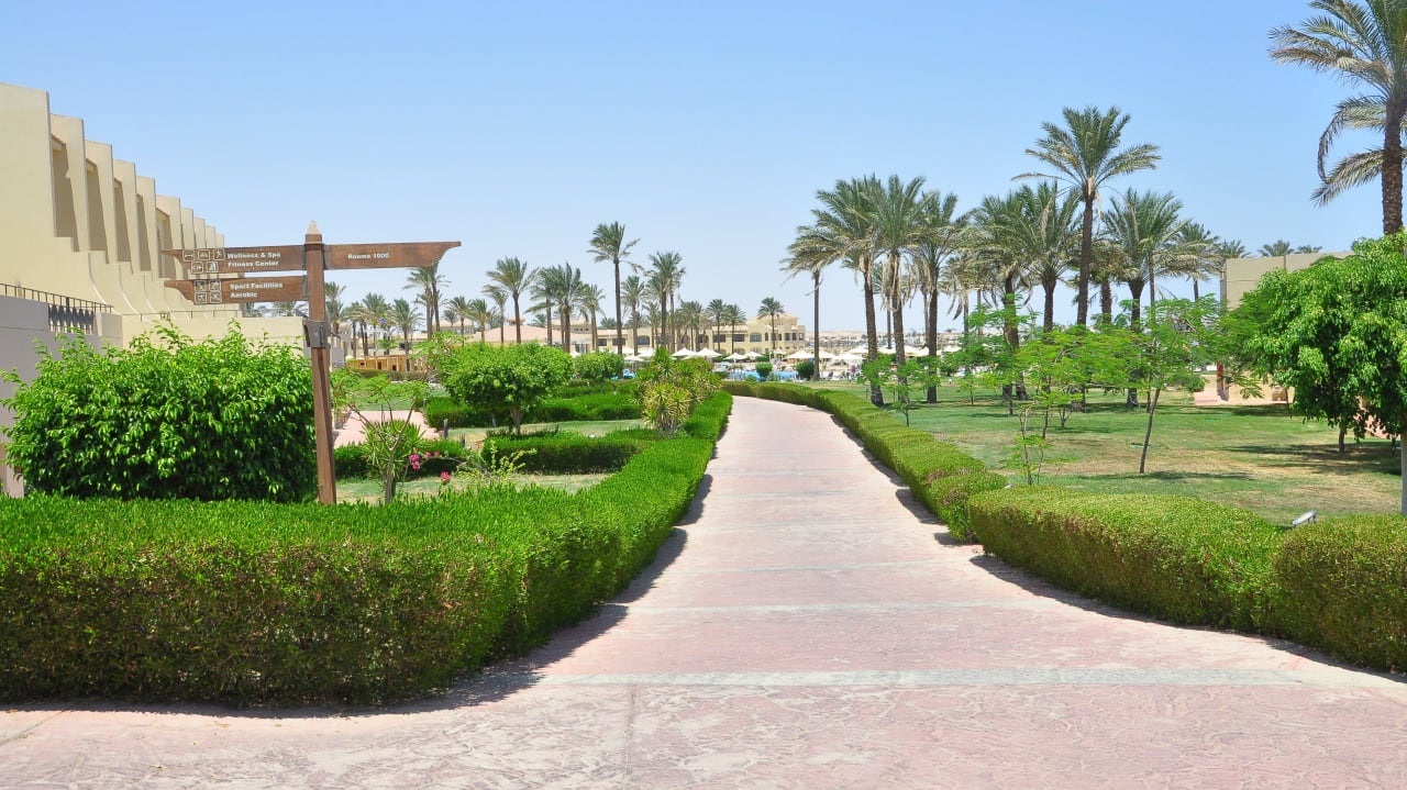 Auf dem Weg ins Zimmer Cleopatra Luxury Resort Makadi Bay