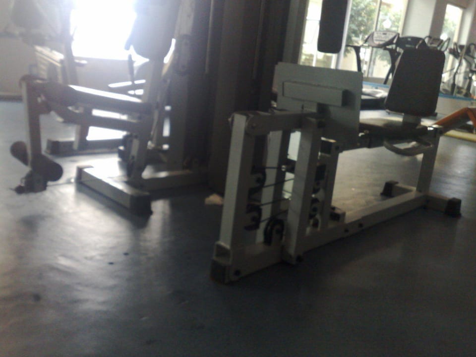 schmuddliger Fitnessraum Hotel Hedef Resort