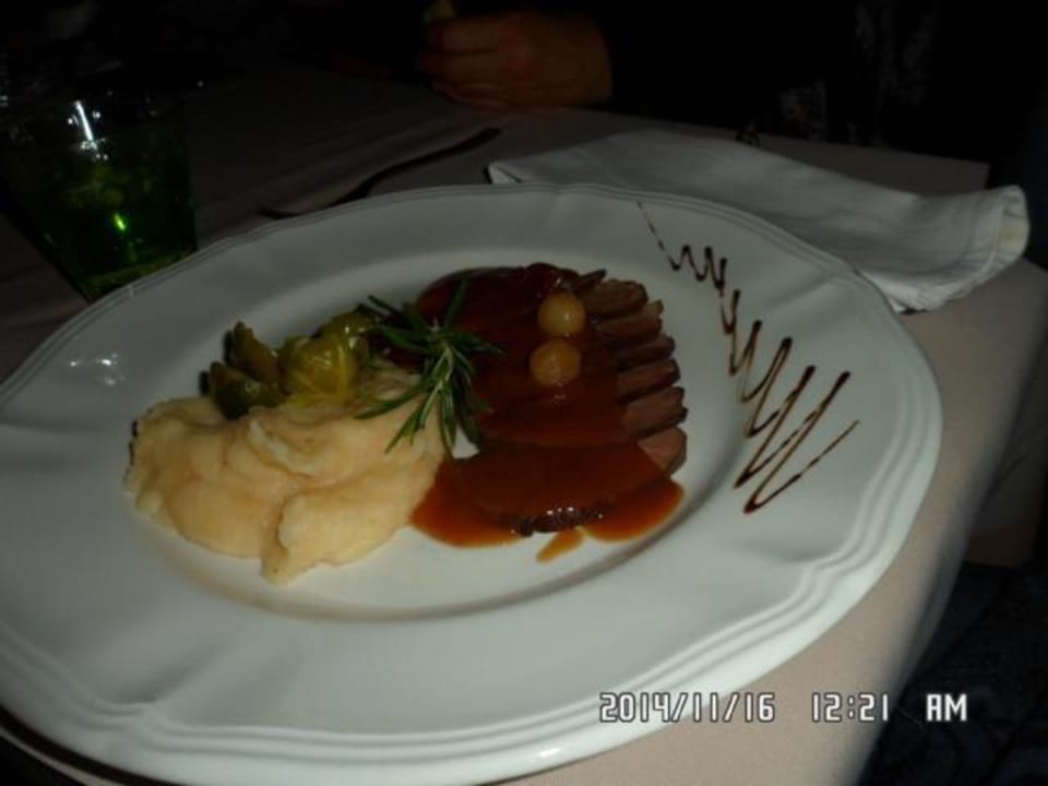 2. Hauptgang Fleisch Hotel La Chaumiere
