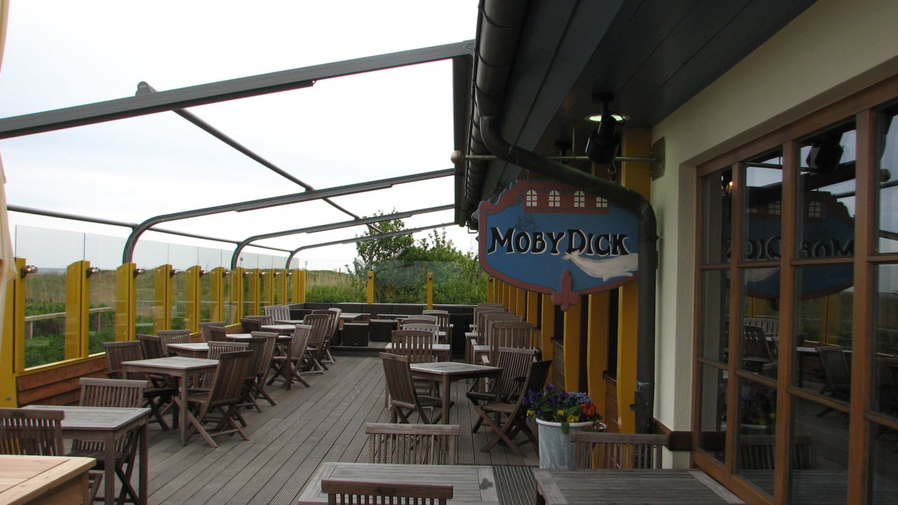 Hotelterrasse Moby Dick Ferienwohnungen