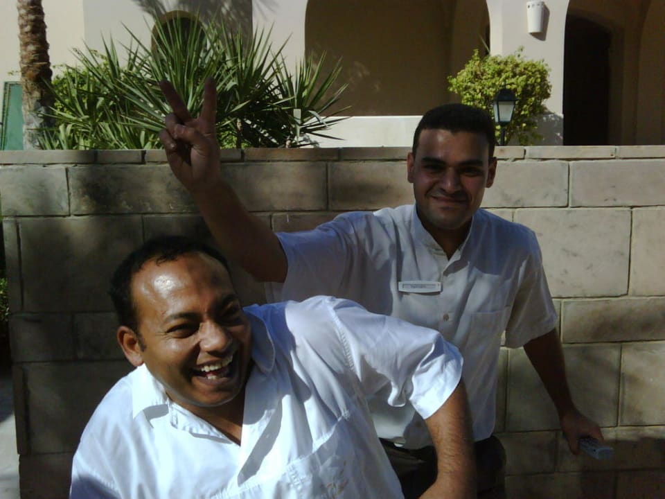 Mohamed und sein Bodygard Hotel JAZ Makadi Star & Spa
