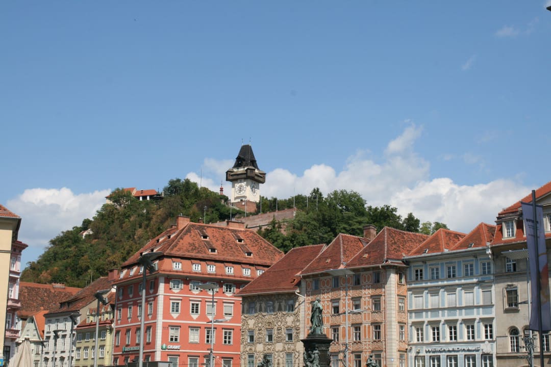 Ausblick von Suite im 3. Stock Palais-Hotel Erzherzog Johann