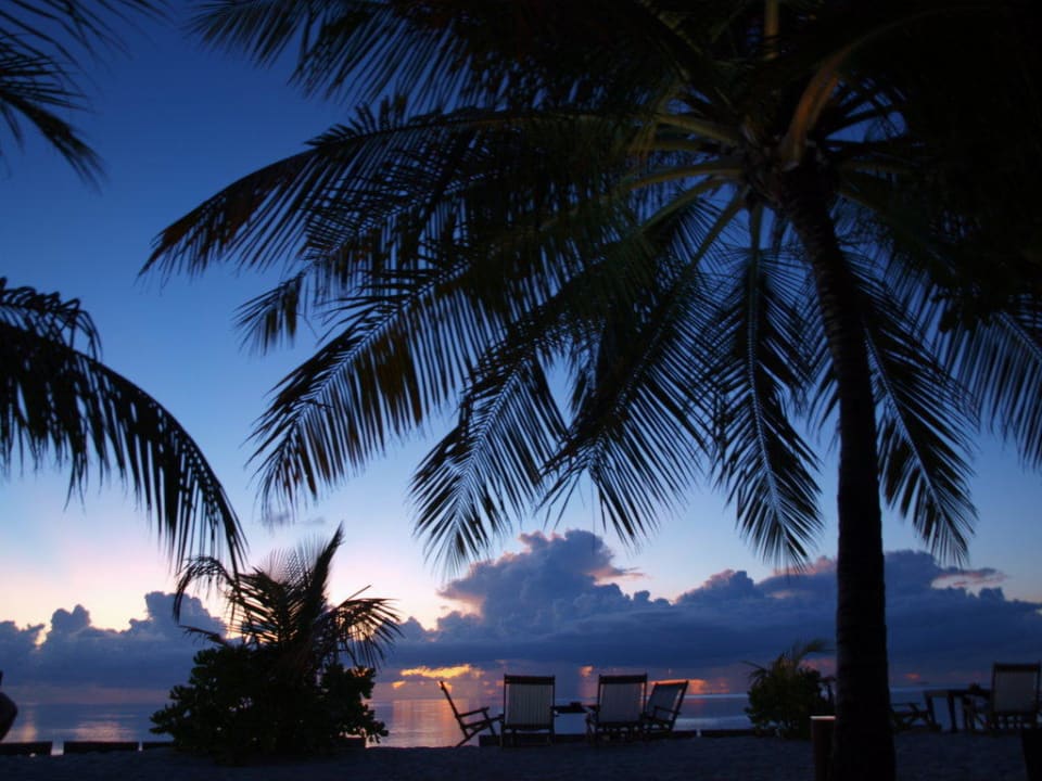 Sonnenuntergang mal anders Vilamendhoo Island Resort & Spa