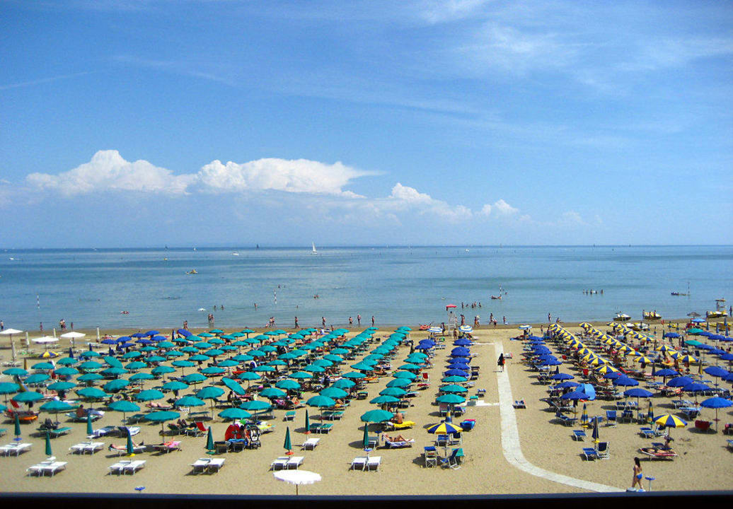Blick vom Balkon Hotel Nettuno