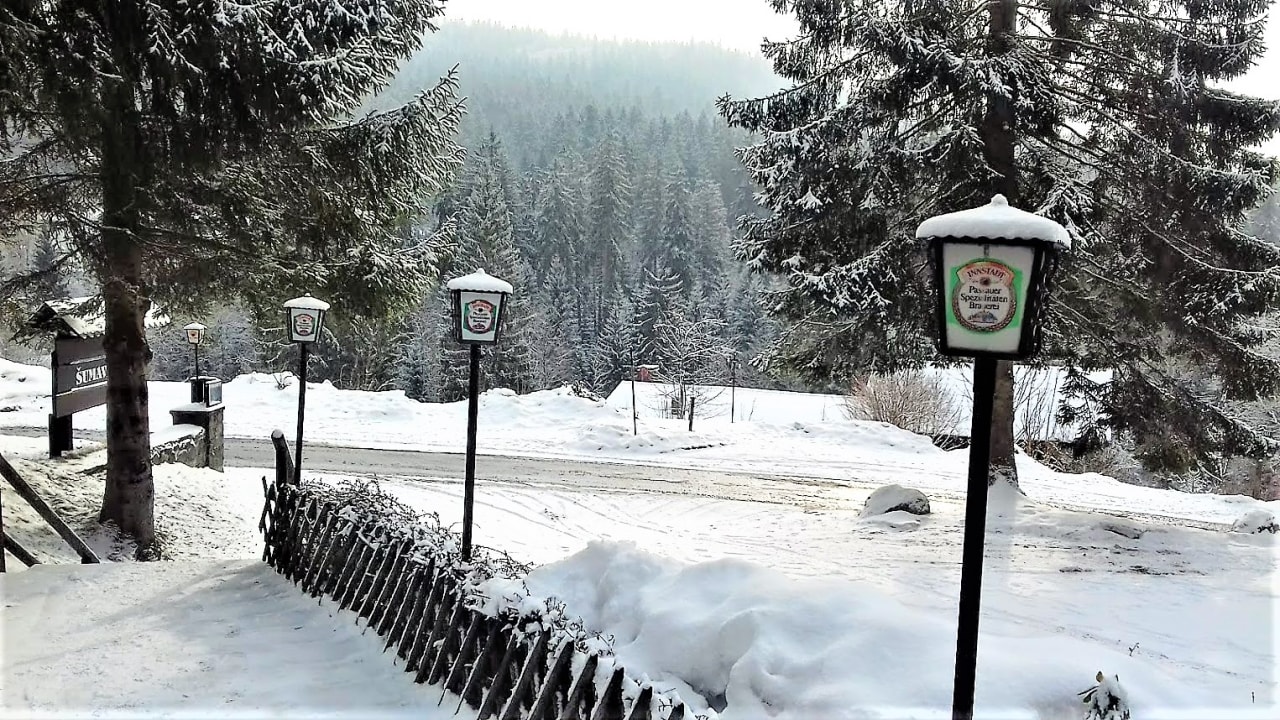 Ausblick Penzion Šumaváček