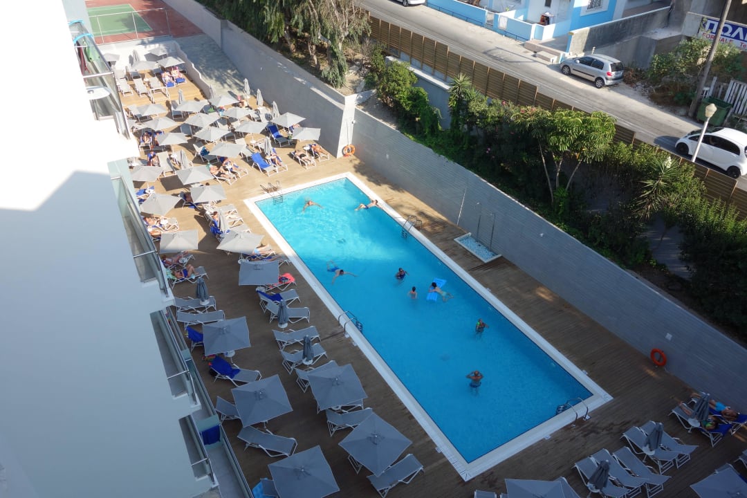 Ausblick vom Balkon Rhodos Horizon Resort