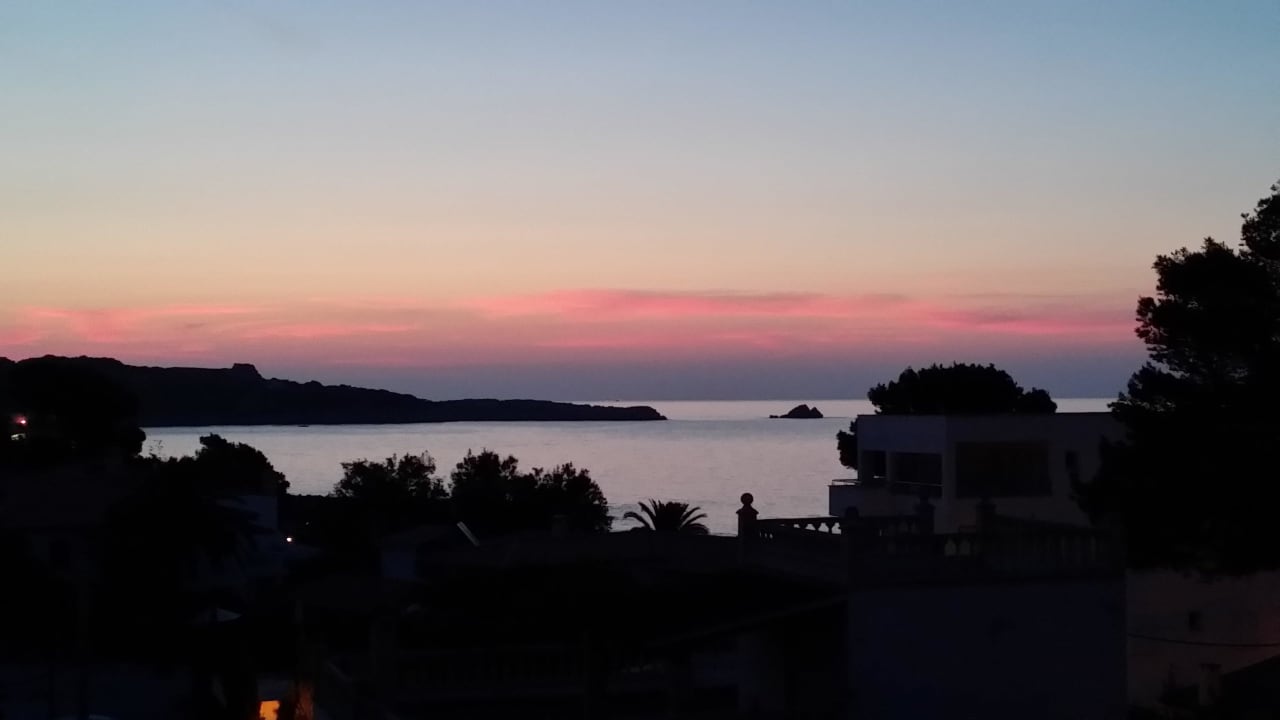 Ausblick aus unserem Zimmer (3. Etage) Hotel Clumba