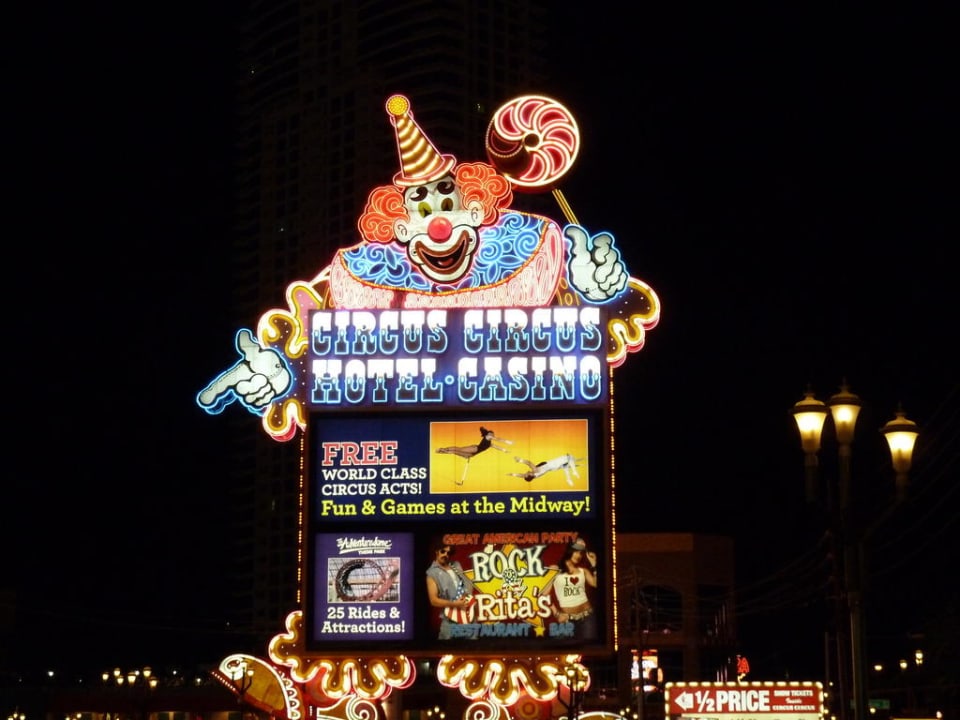 Werbemotiv des Hotels Hotel Circus Circus