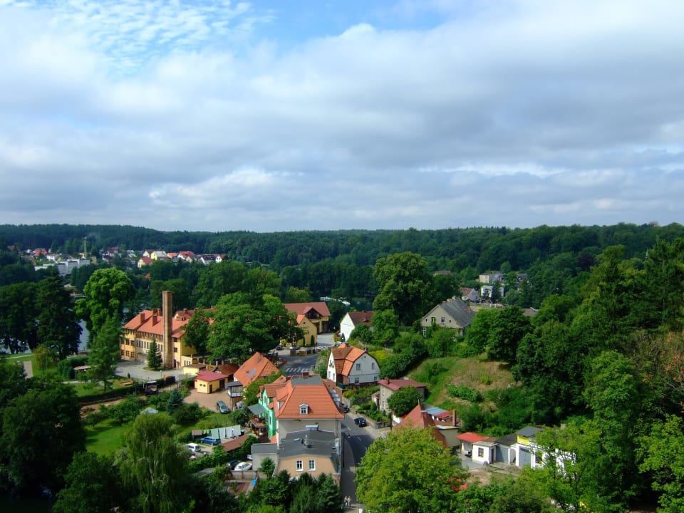 Ausblick vom Hotelturm Hotel Zamek Joannitów