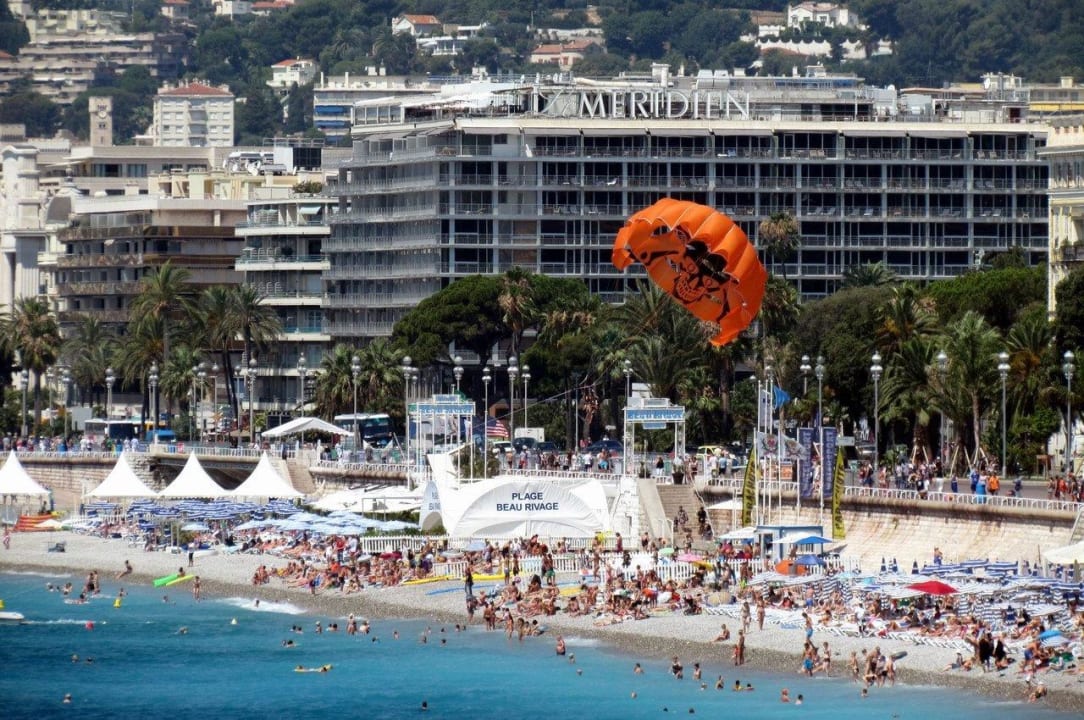 Shore view Le Meridien Nice