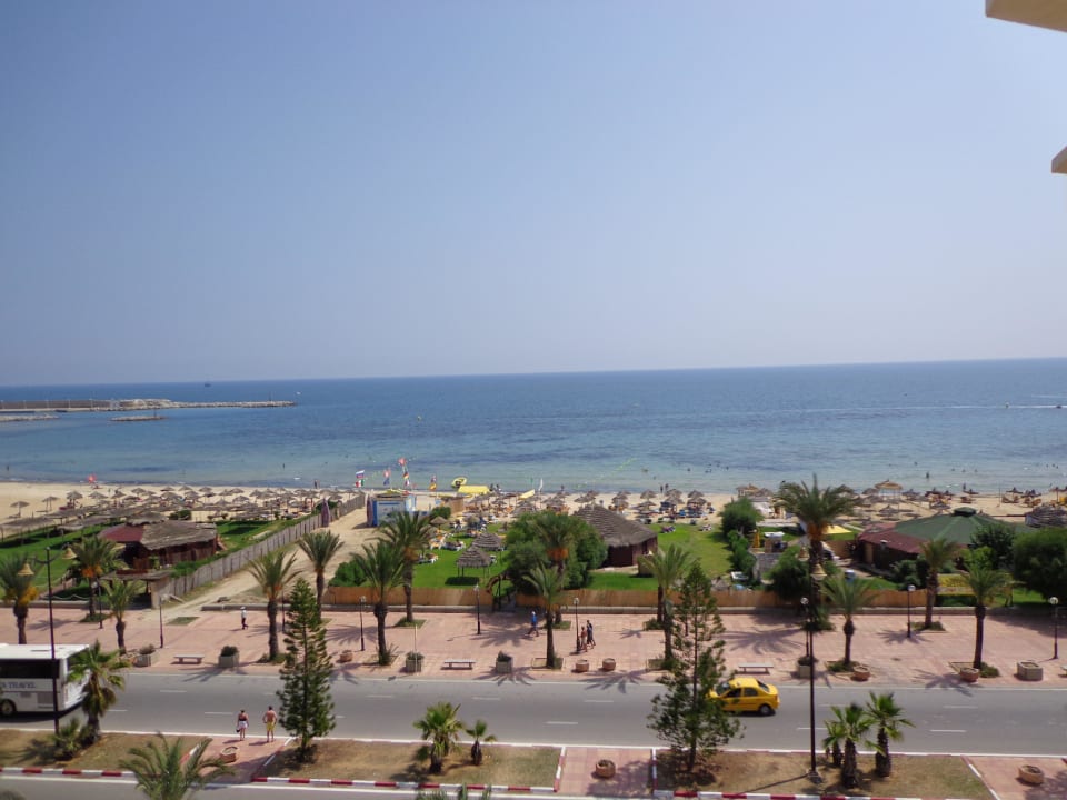 Meerblick von unserem Zimmer auf der 4. Etage Medina Solaria & Thalasso