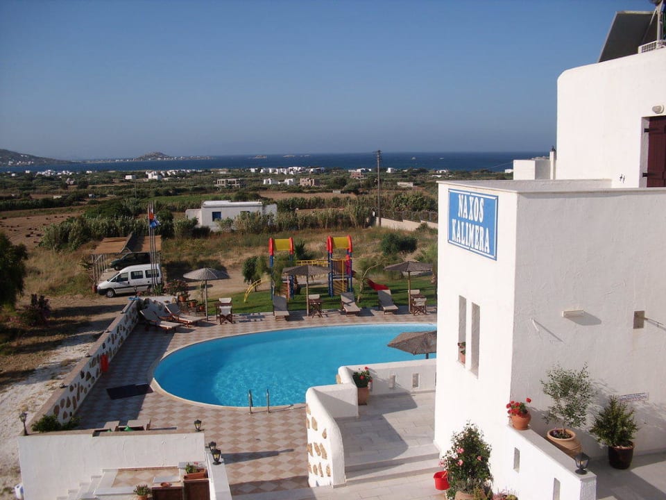 Blick vom Balkon Apartments Naxos Kalimera