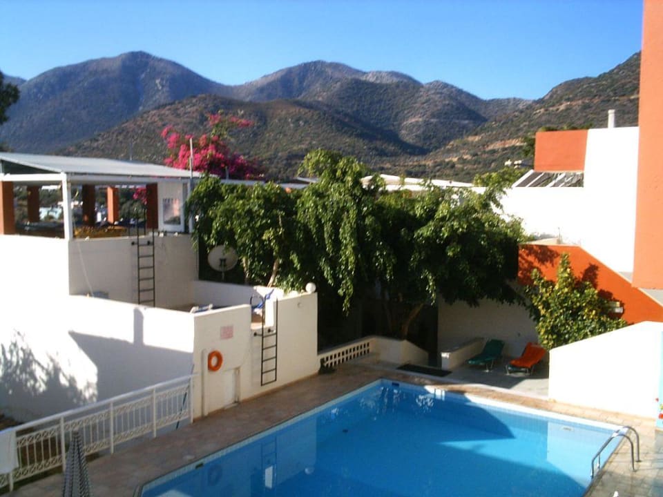 Poolbereich Troulis Apart-Hotel