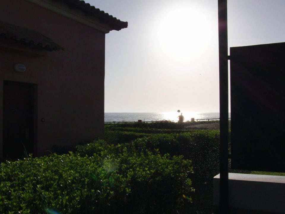 Ausblick von unserer Terrasse Aldemar Olympian Village