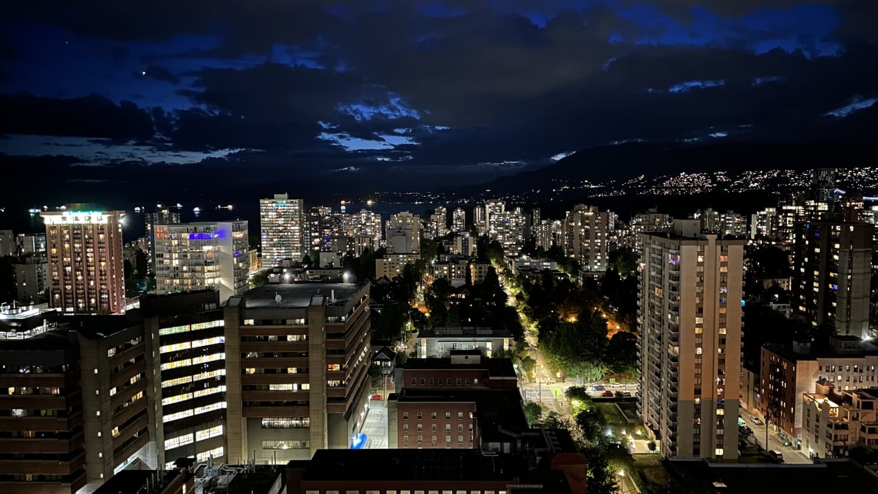 Ausblick Hotel Sheraton Vancouver Wall Center