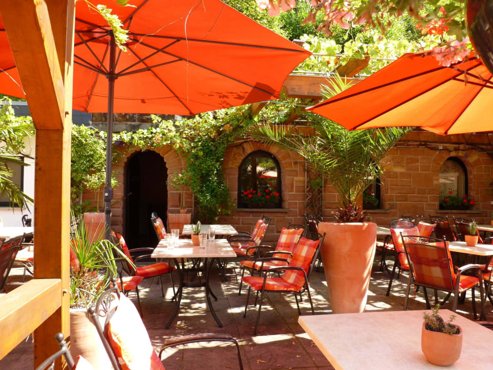 Terrasse Hotel Die kleine Blume