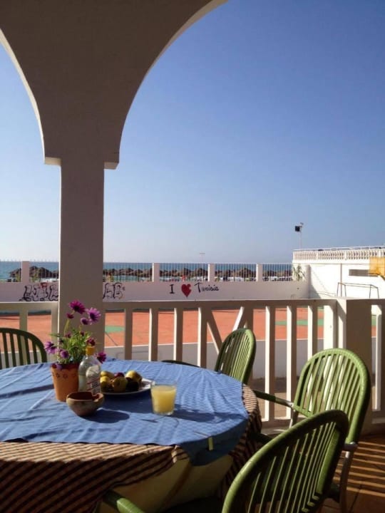 Aussicht Restaurant Außenbereich Samira Club