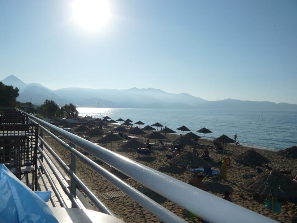 Strand in der Abenddämmerung Civitel Creta Beach