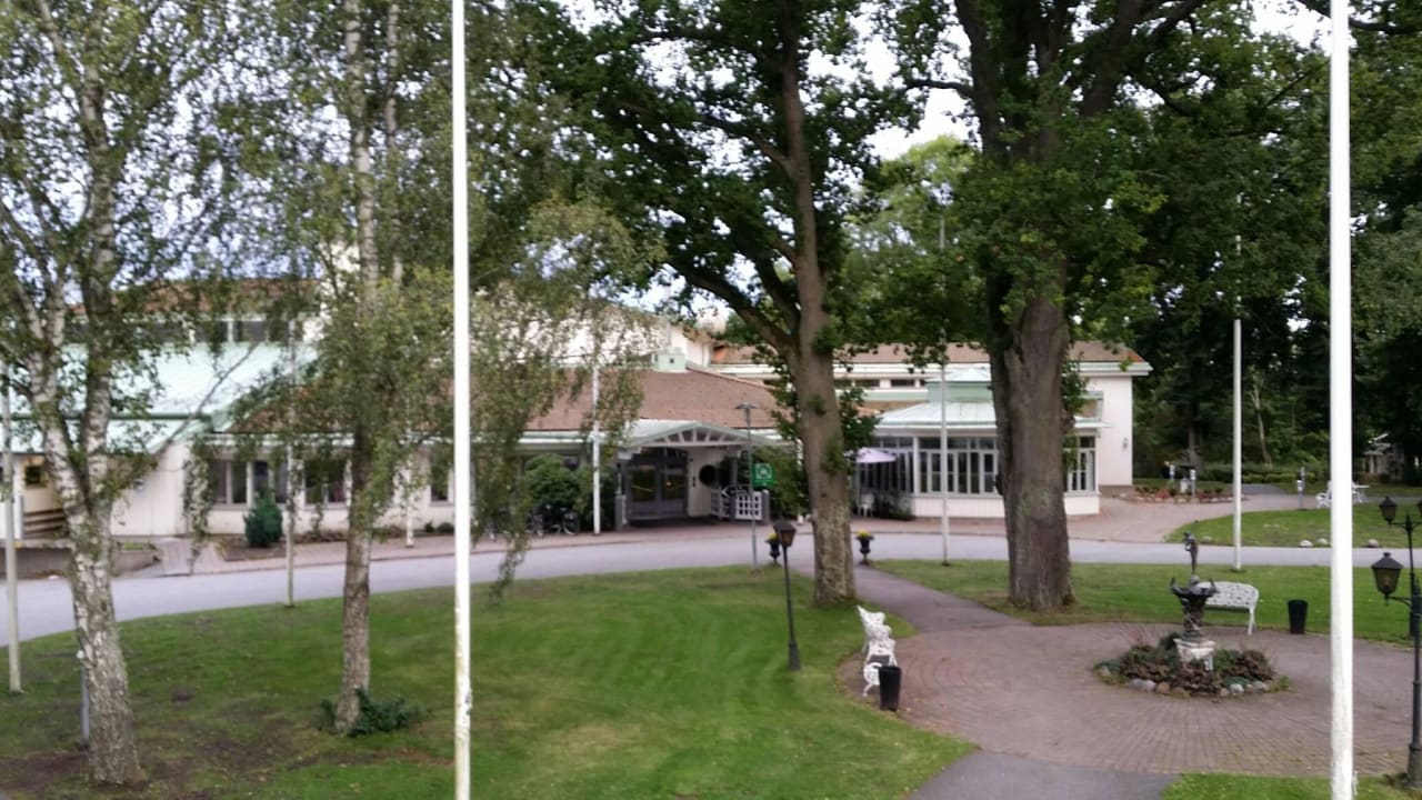 Blick aufs Haupthaus Aronsborgs Konferenshotell