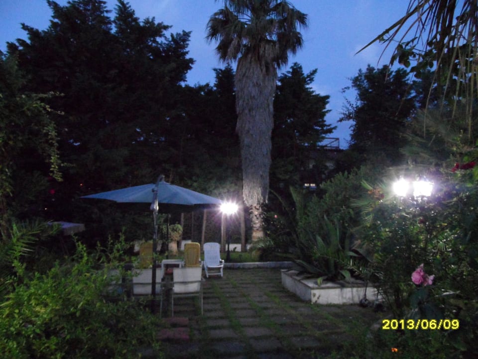 Ogód nocą B&B Il Giardino di Villa Anna