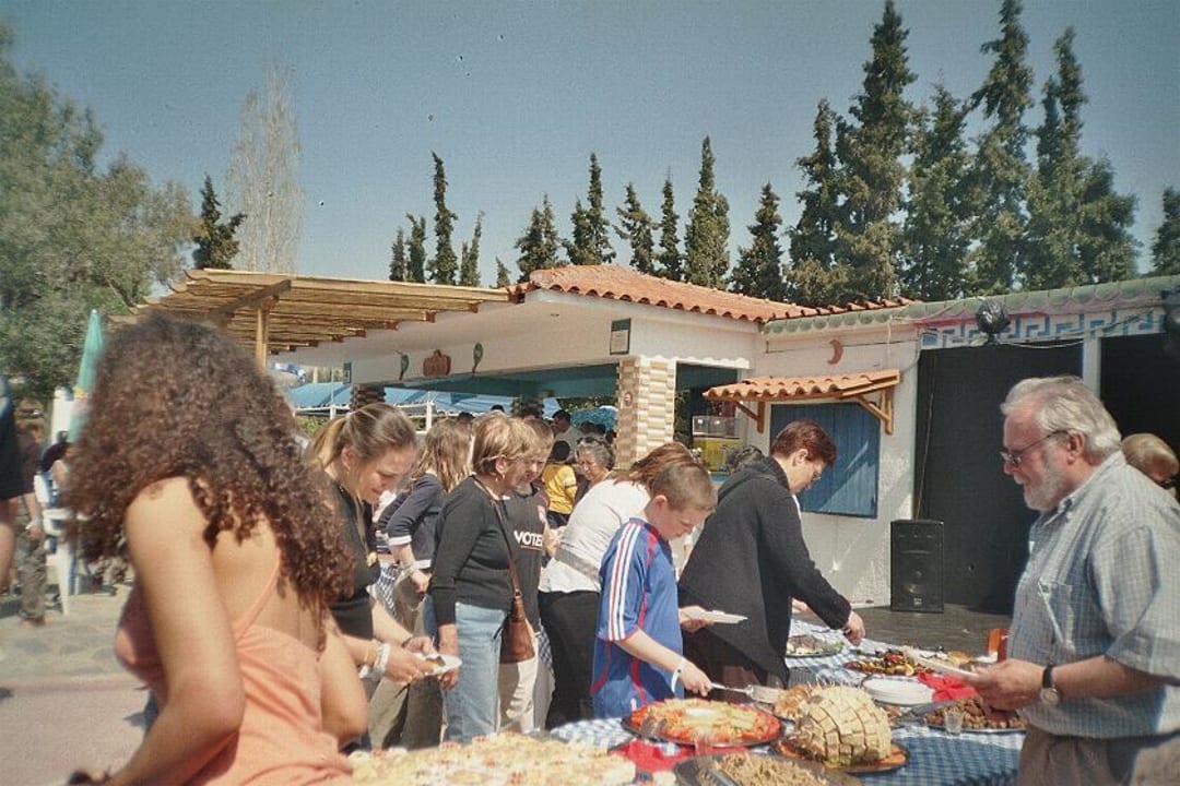 Außen Ostersonntags Buffet Brown Beach Eretria