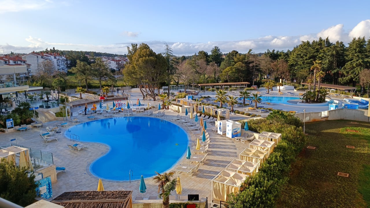 Ausblick Valamar Parentino Hotel