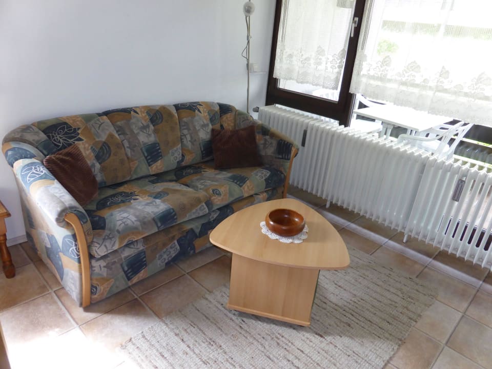 Die große Schlafcouch in der Wohnung Nr. 19 Steibi Müllers Ferienwohnung Steibis / Allgäu