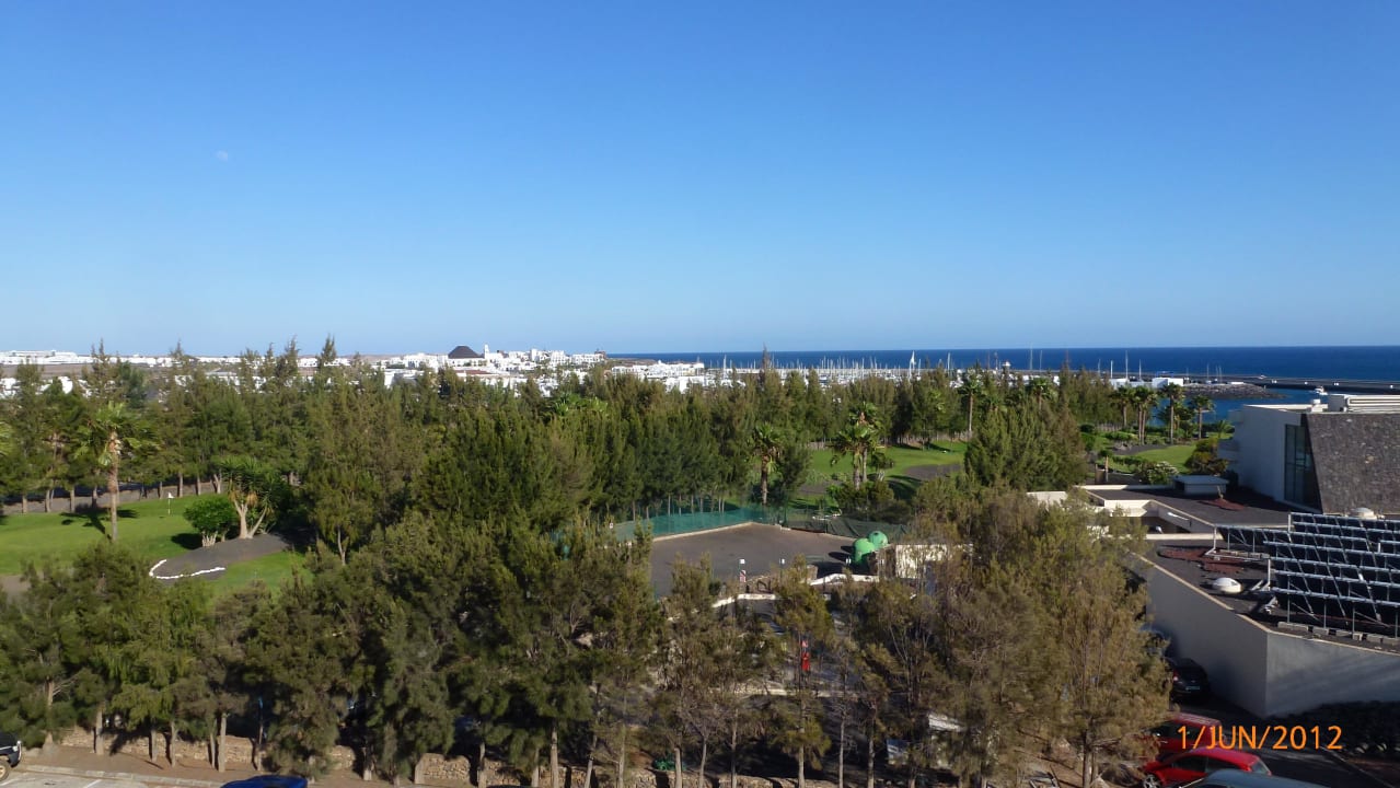 Blick von unserem Zimmer Dreams Lanzarote Playa Dorada Resort & Spa