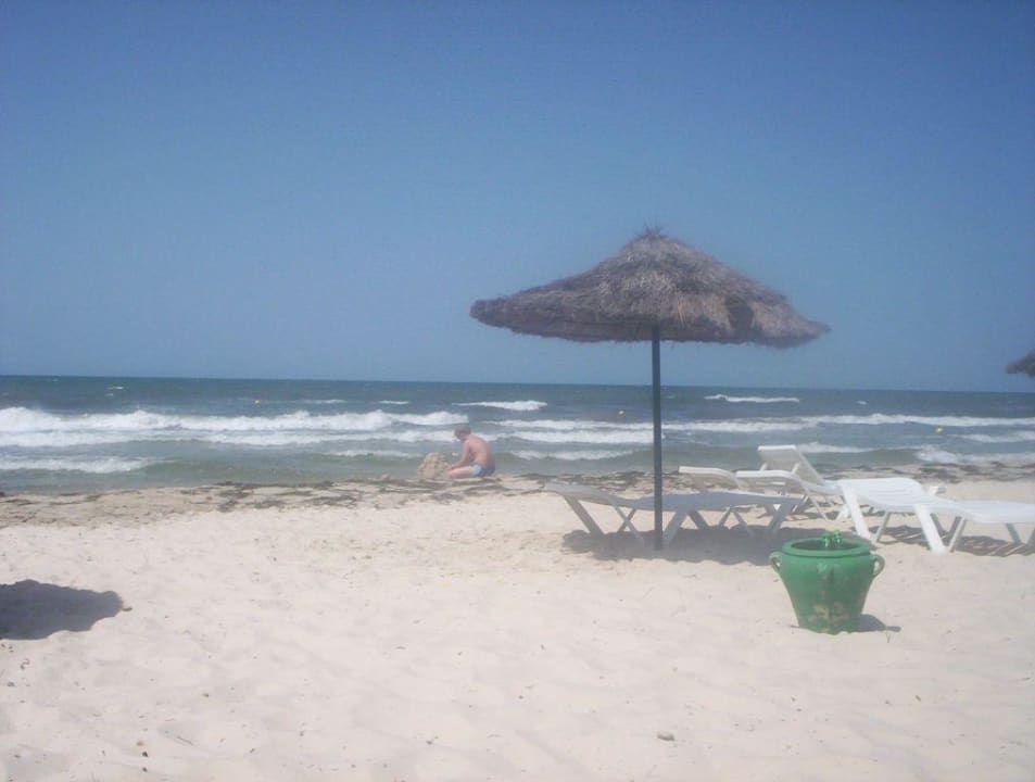 Der Hotelstrand...herrlich Ruspina Beach Resort