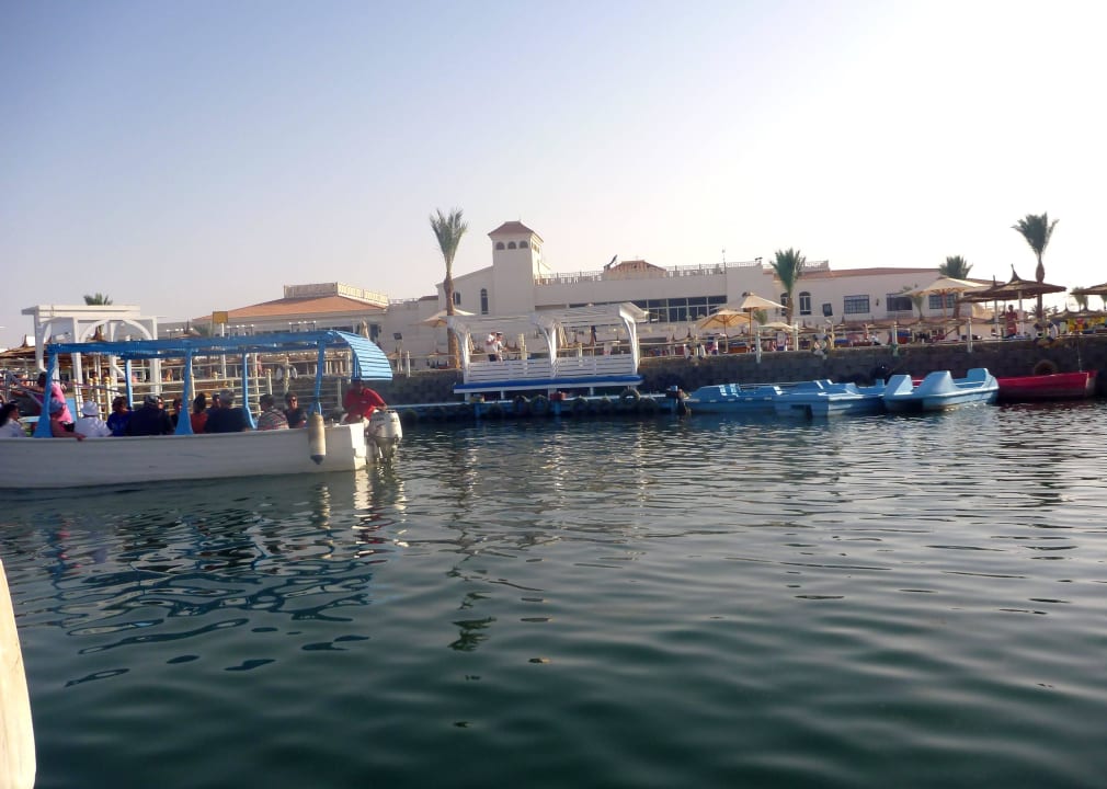 Fahrt mit dem Motorboot auf der Lagune Pickalbatros Dana Beach Resort - Hurghada