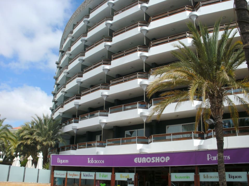 Aussenansicht der Balkone (Meerblickseite) Bull Escorial & Spa