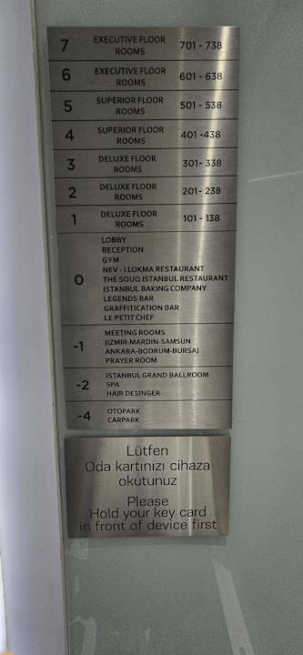 Lobby Sheraton Istanbul City Center