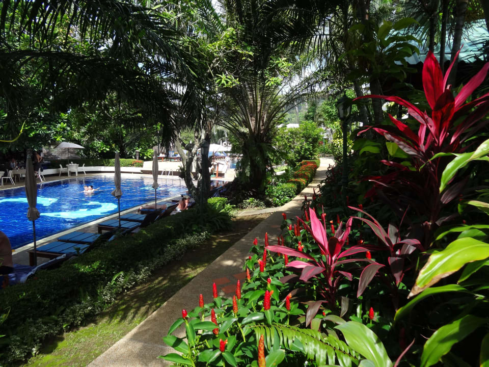 Schöne Gartenanlage Best Western Phuket Ocean Resort