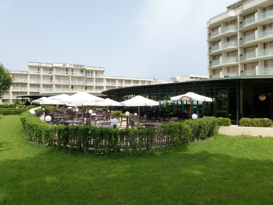 Aussenbereich Flora Restaurant DAS Club Hotel Sunny Beach