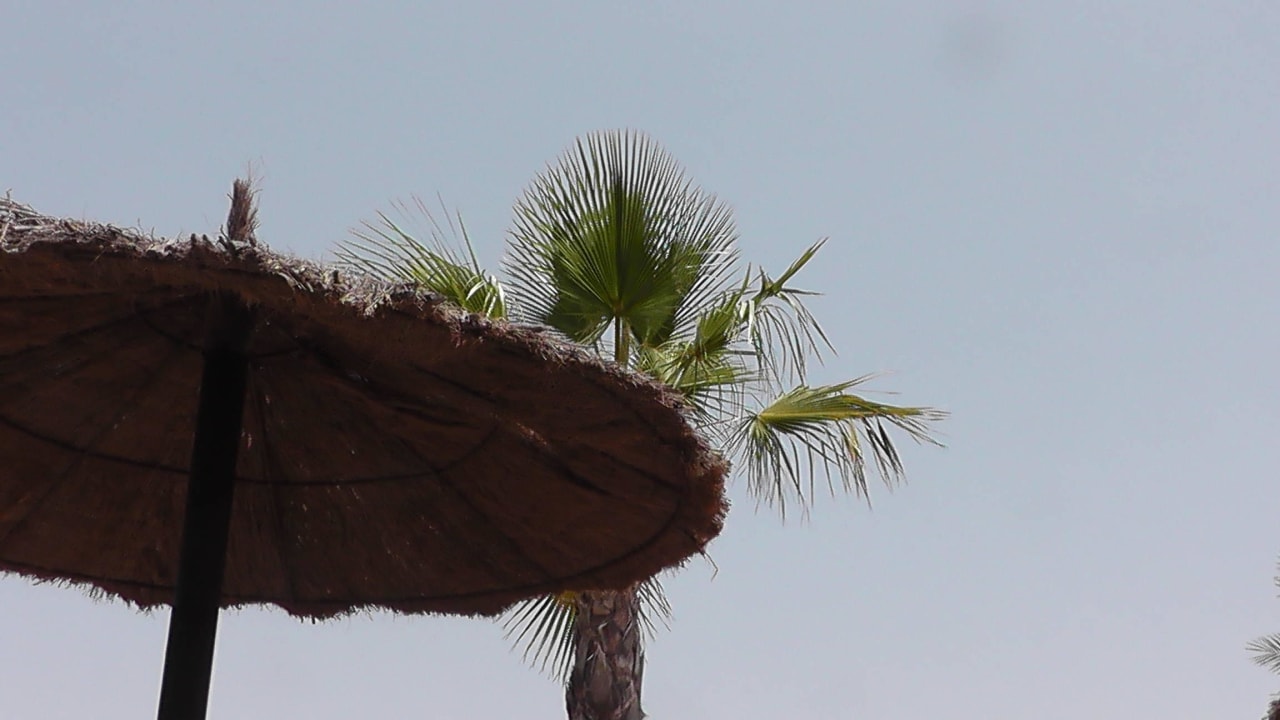 Strahlend blauer Himmel die ganze 14 Tage lang Hotel Riu Touareg