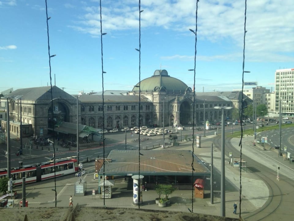 Ausblick aus dem 4.Stock Le Méridien Grand Hotel Nürnberg