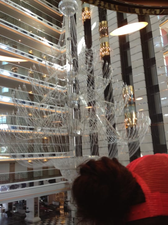 Swarovski Kronleuchter Hotel Delphin Imperial