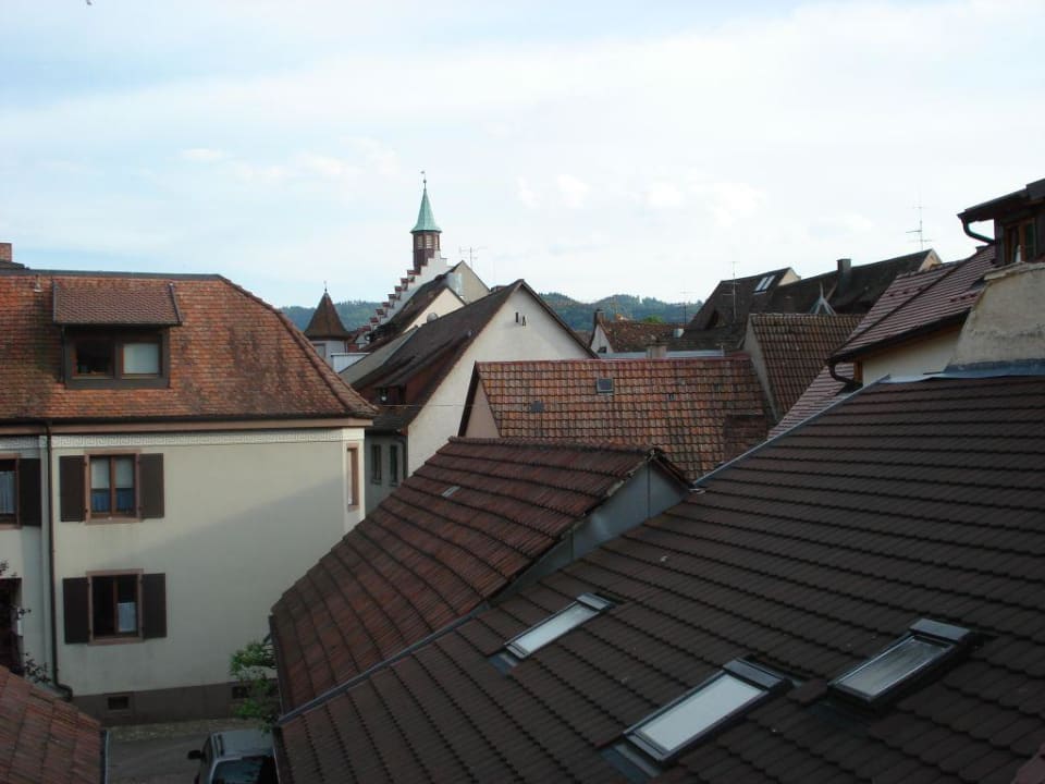 Blick vom Balkon  Hotel Gasthaus Zum Hirschen