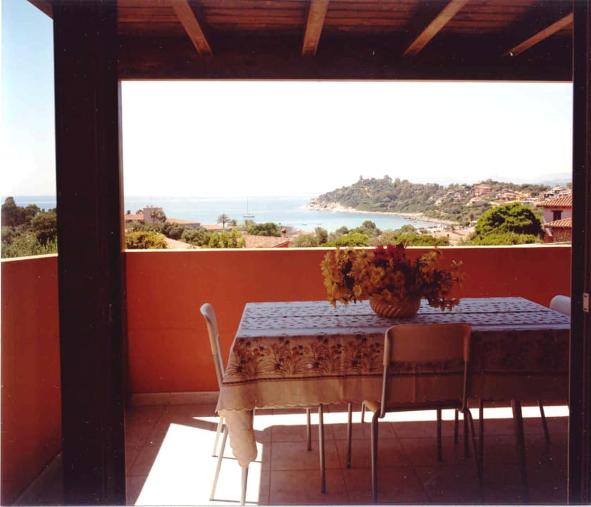 Veranda coperta vista mare Hotel Le Terrazze Residence