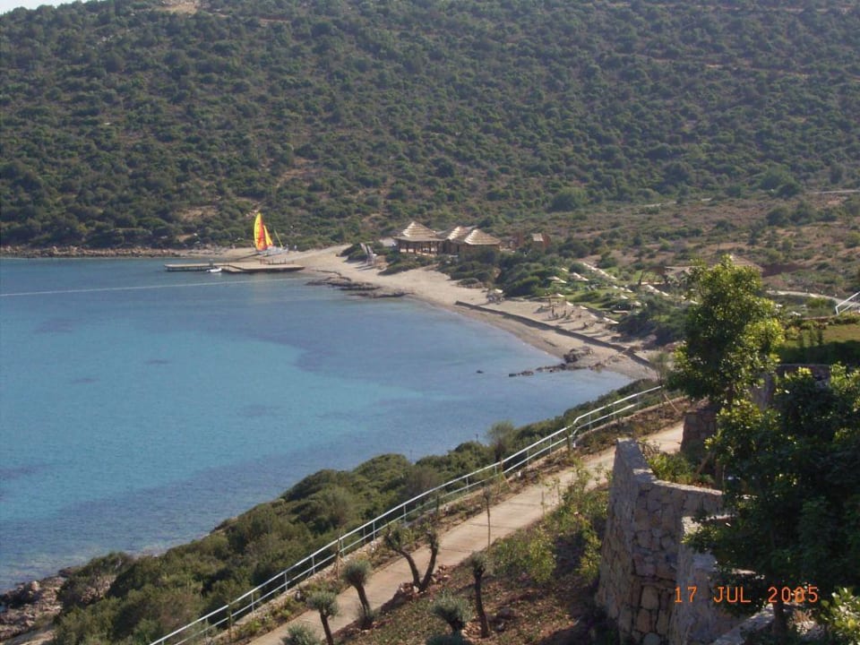 Ausicht von der Terrasse Kempinski Hotel Barbaros Bay Bodrum