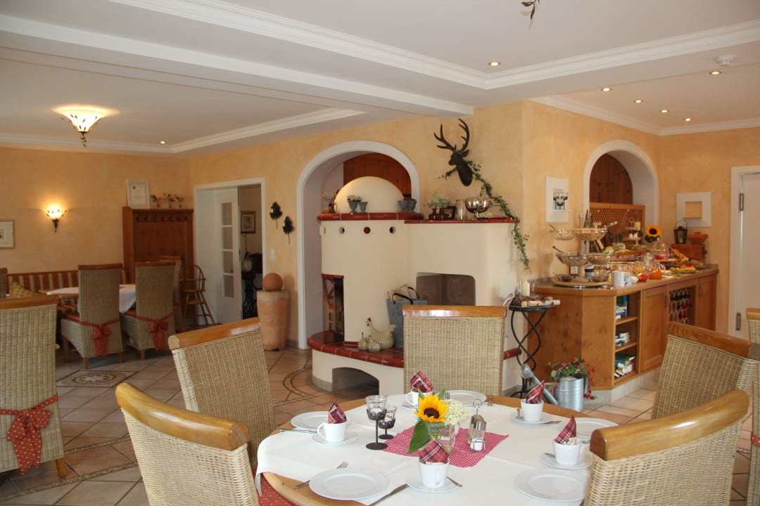 Gemütlicher Frühstücksraum Wellness Ferienhof Lang