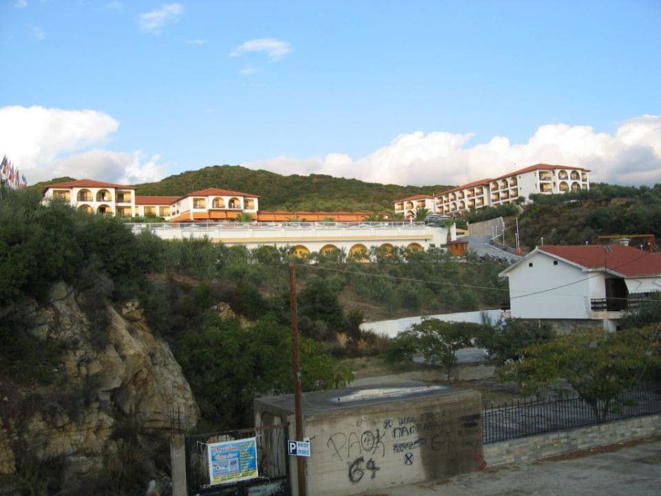 Ebenfalls von Steg aus Akrathos Beach Hotel