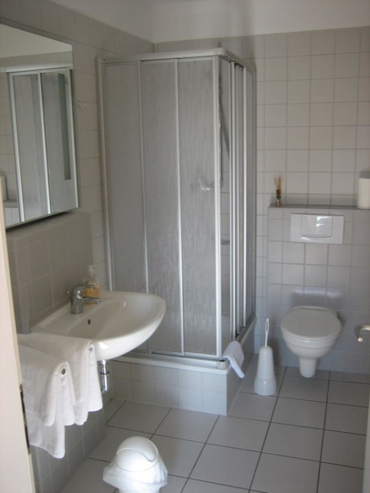 Appartement 2 (41qm) - Einblick ins Duschbad Appartements Seehaus