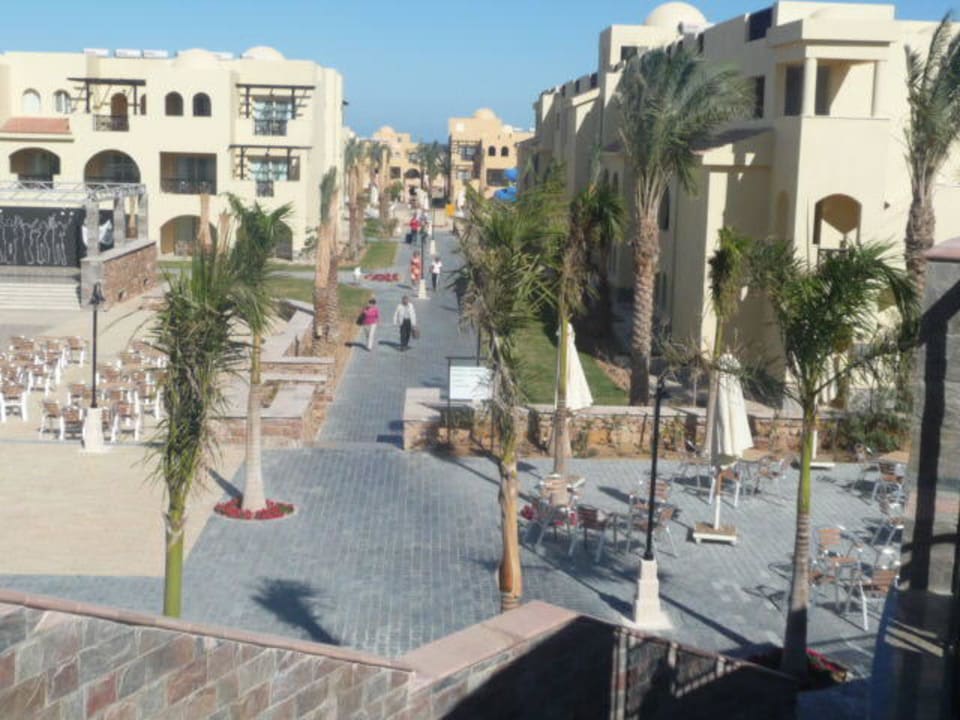 Blick von der Terrasse Stella Garden Resort & Spa, Makadi Bay
