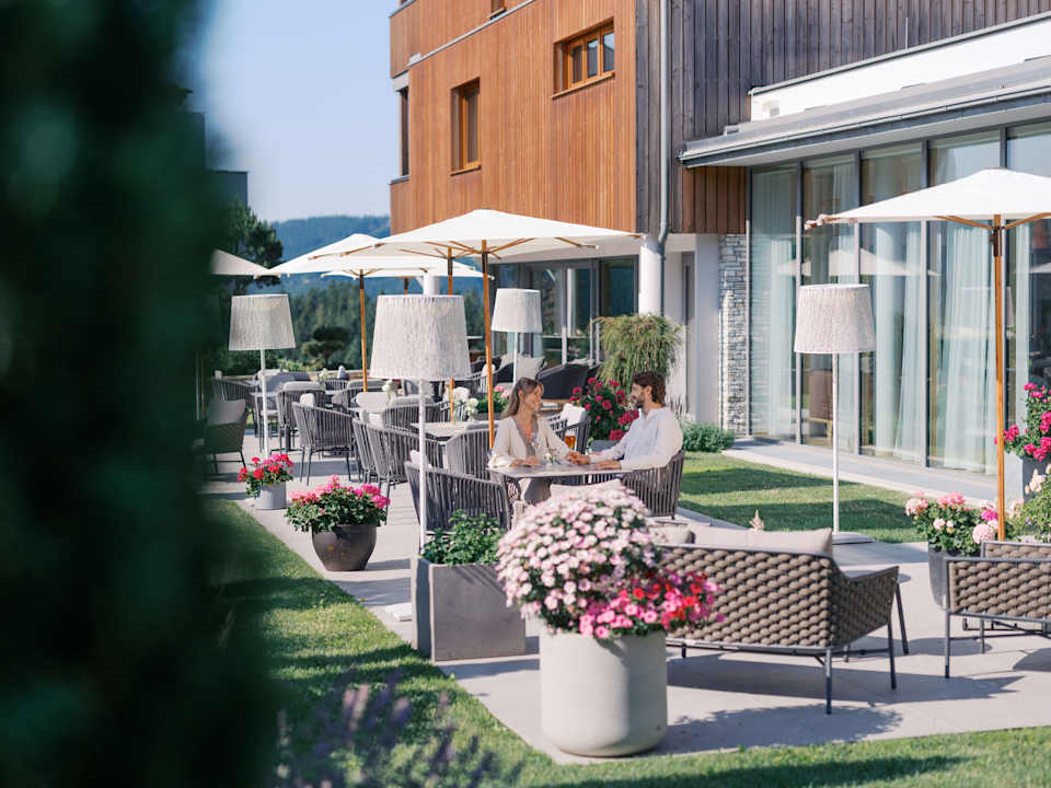 Gartenanlage Dorfhotel Fasching